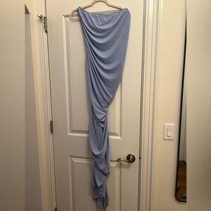 Norma Kamali Diana Gown - XL Celestial Blue